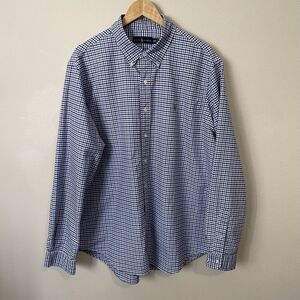 Polo Ralph Lauren Pony Dress Shirt Mens XXL Preppy Plaid Old Money Button Up